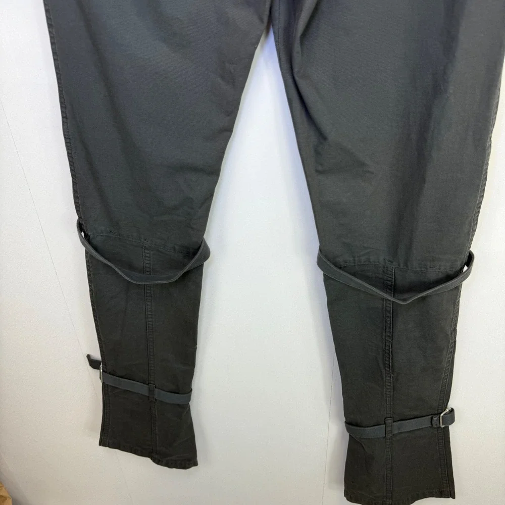 J.Lindeberg Stockholm Cargo Pants Buckle Strap Utility Pockets Slim Fit Black 29
